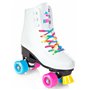 Raven - Patins à roulettes Iris du 31 au 34 Adulte Enfant Blanc Mixte Taille Ajustable Raven Femme Fille Roller Quad Adulte Enfa