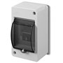 ELEKTRO-PLAST Boîte de distribution en saillie - 1 rangée pour 3 modules IP 30 - Gris clair