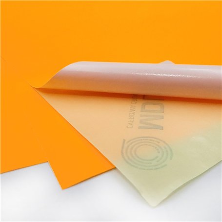 MD Labels Lot de 50 étiquettes autocollantes universelles format A4 - Étiquettes inscriptibles en papier orange fluo - 210 x 297