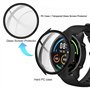 Acadeny 3pièces Coque Protection Écran en Verre Trempé +PC Bumper Compatible avec Xiaomi Mi Watch Anti-Rayure Protecteur Étui -N