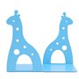 Serre-livres en métal antidérapant en forme de girafe bleu