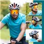 AiQInu Lunettes de Sport pour Hommes & Femmes, Lunette de Soleil Sport Polarisée, Protection UV, Lunettes de Soleil Légeres pour
