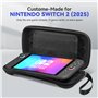 HSIEHMIEN Étui de Protection Mince pour Nintendo Switch 2 (2025), Protection Pochette Housse avec 12 Emplacements pour Cartes de