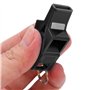 cersalt Dolphin Whistle, sifflet de Jeu de Football Robuste pour Les compétitions Sportives(Le Noir)