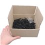 Lot de 300 vis à bois en acier carbone phosphate noir 4,2 x 70 mm Vis à bois pour cloison sèche, fixations pour panneaux d'agglo