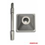 WERHE ® Jack marteau démontage compacteur anti-choc Hex spline cannelures rammer plaque tamping shaft outils construction paysag