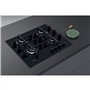 Whirlpool GOWL628NB Plaque de cuisson à gaz encastrable, 60 cm de large, 4 brûleurs, 59 cm de large, noir