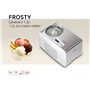 Melchioni Family | Machine à Glacée FROSTY, Sorbetière Turbine a Glace Automatique, en 60 Minutes, Refroidissement Automatique, 