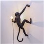 Seletti The Monkey Lamp Hanging Lampe singe Noir droit