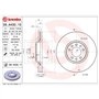 Brembo Disques de frein BB FI Scudo 2007 09.A430.11 jeu de 1 pièce