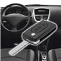 LAGE Coque de Clé 2 Boutons avec Lame Rainure Latérale pour Télécommande Voiture Plip, Remplacement Compatible avec Peugeot 106 