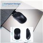 Ewent EW3218 Souris sans Fil Optique 800/1200/1600 DPI, Click Silencieux, Récepteur Nano USB-A, Interrupteur on/Off, Noir