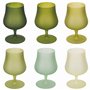 Lot de 6 Verres à Liqueur 260 ML givré en Verre