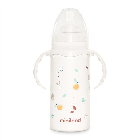 Miniland Thermobaby Valencia 240ml. Thermos en acier inoxydable avec tétine