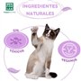 MENFORSAN Collier Anti-Insectes Luminescent pour Chats, avec 3 répulsifs naturels, Longueur 30cm, Auto-réglable