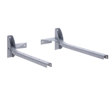 Sauvic 89430 Séchoir à Linge Mural Rabattable Acier Gris 54 cm