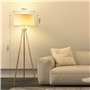 Lampadaire Trépied en Bois