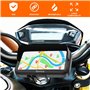 Support Telephone Moto Etanche Sacoche Telephone Moto avec Visiere valide pour Les Smartphones jusqu'a Un ecran de 7,5" valable 