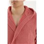 Top towel Élégant Peignoir pour Femme et Homme 100% Coton, 500 g/m² -Option Capuche-Doux et Absorbant pour Douche, Spa et Piscin