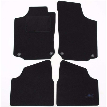J&J AUTOMOTIVE | Tapis De Sol Noir Velours sur Mesure pour Corsa C 2000-2006