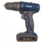 FERM Perceuse sans fil 18V 1.5Ah Li-ion 17+1 32Nm - Incl. 2 batteries, éclairage LED - Adaptée pour bois et métal