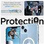 Spigen Coque pour iPhone 14 Plus, Ultra Hybrid MagFit, [Anti-jaunissement] 6,7 Pouces - Blanc
