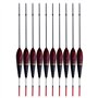 LSHEL 10 Pièces Flotteurs de Pêche Bobber Bâton Flotteur Liège Antenne Bois de Balsa 2G 13.4CM / 5.3IN