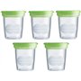 MAM Lot de 5 récipients pour lait et aliments