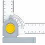 Aristo AH7092 Rapporteur pour planche à dessin (Import Allemagne)