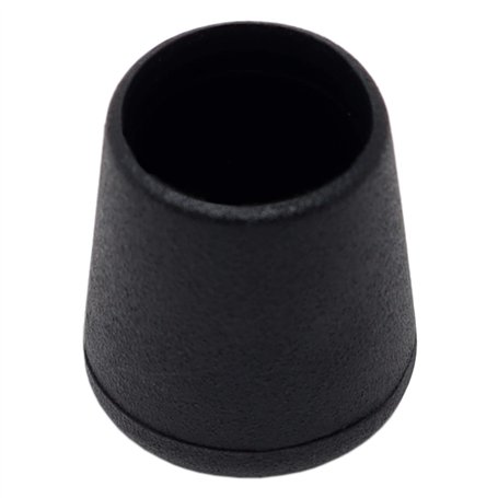 Adsamm® / 16 x Embouts extérieur/Noir/Ø 15-16 mm/Rond/Robuste glisseur à Fixer sur Tout Les Jambes Rondes des Meubles/pour Zones