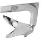 Ancre de bateau, 2 Kg 4.4 lbs Ancre de bateau en acier inoxydable 316 Ancre de griffe en acier inoxydable Ancre de bateau fixe
