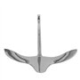 Ancre de bateau, 2 Kg 4.4 lbs Ancre de bateau en acier inoxydable 316 Ancre de griffe en acier inoxydable Ancre de bateau fixe