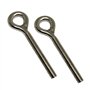 2 pièces boulon à oeil M12 en inox 304 Vis à œil robuste et résistant à la rouille de 140 mm de longueur pour les projets de jar