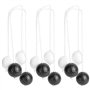 SHANGHh Lot de 6 Paires de balles de Golf - pour Pratique de Golf, entraînement, Sport - 42 mm - Jeu de Lancer - Toss Bolas - Ou