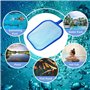 KAHEIGN Kit De Nettoyage De Spa, Skimmer De Piscine avec Brosse pour Pataugeoire, Tampon à Récurer, Gants pour Bassin De Jardin 