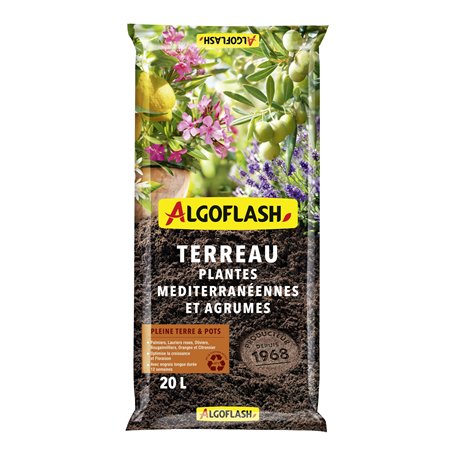 Algoflash Terreau Plantes Méditerranéennes