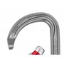 PETZL Am D, Mosquetón de aluminio asimétrico Gris