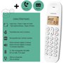 Téléphone fixe sans fil - LOGICOM - DECT ILOA 155T SOLO - Blanc - Avec répondeur