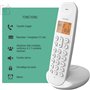 Téléphone fixe sans fil - LOGICOM - DECT ILOA 155T SOLO - Blanc - Avec répondeur