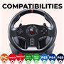 Volant de course - SUPERDRIVE - GS850-X - Levier de vitesse manuel - 3 pédales - Palettes - PS4 / Xbox
