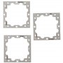 GIRA 068227 Adaptateur Cadre Capot à Douille System 55 Blanc Mat