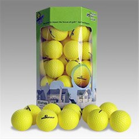 Almost Lot de 36 balles de Golf (Jaune)