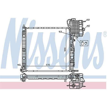 Nissens 62559A Radiateur