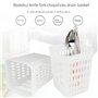 BYUTFA Panier à Couverts Panier Lave-Vaisselle Vaisselle en Plastique Tamis Vaisselle Drain Panier de Rangement Boîte de Rangeme