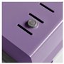 Acrimet Boîte à Fiches Organisateur 5'' x 8’', Base en Métal Robuste (Index AZ et un Séparateur Plastique Inclus) (Base Violet a