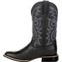KKPW Bottes de cowboy larges classiques vintage mi-mollet, bottes western brodées à bout pointu et talon bloc