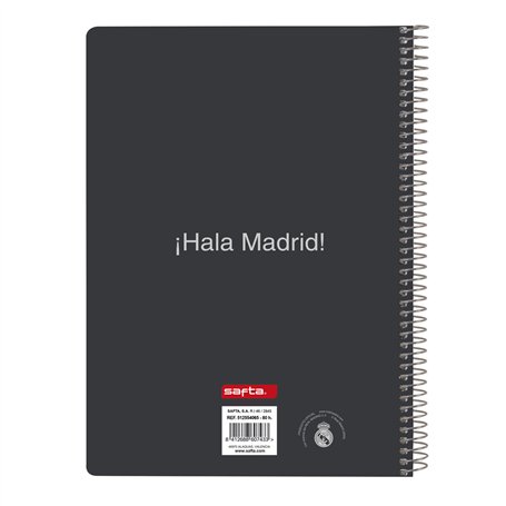 Carnet Real Madrid C.F. Blanc A5 80 Volets