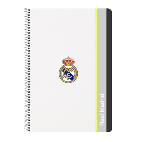 Carnet Real Madrid C.F. Blanc A4 80 Volets