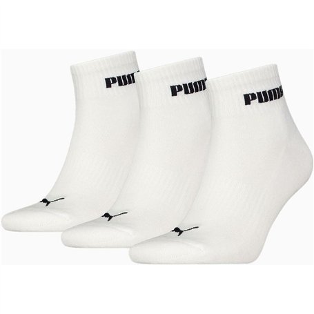 Chaussettes de Sport Puma CUSHIONED NEXT QUARTER 701225904 001 Blanc 3 paires