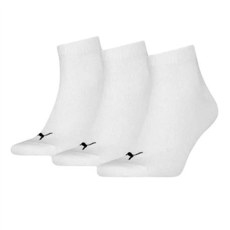 Chaussettes de Sport Puma QUARTER PLAIN 3P 701230337 300 Blanc 3 paires